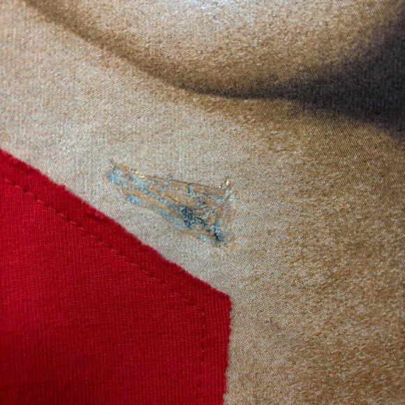 Beyoncé Cowboy Carter Star Red black split T-Shirt Size Medium - Picture 5 of 6